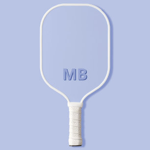 Raquette De Pickleball Monogramme initial moderne simple