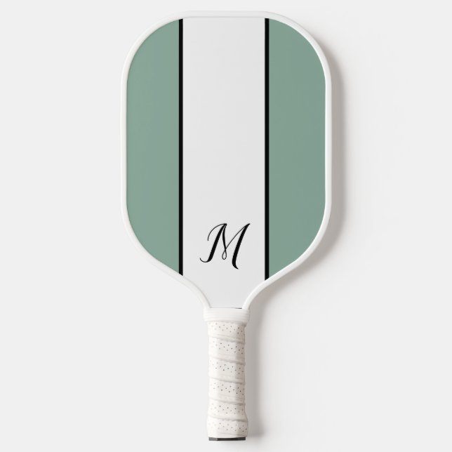 Raquette De Pickleball Monogramme moderne Monogramme classique personnali (Recto)