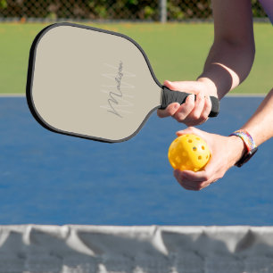 Raquette De Pickleball Monogramme moderne personnalisé