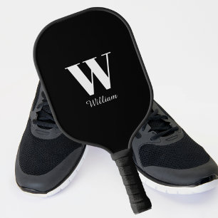 Raquette De Pickleball Monogramme noir