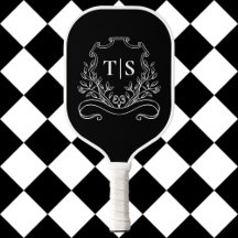 Monogramme Noir & Blanc Crest Classique
