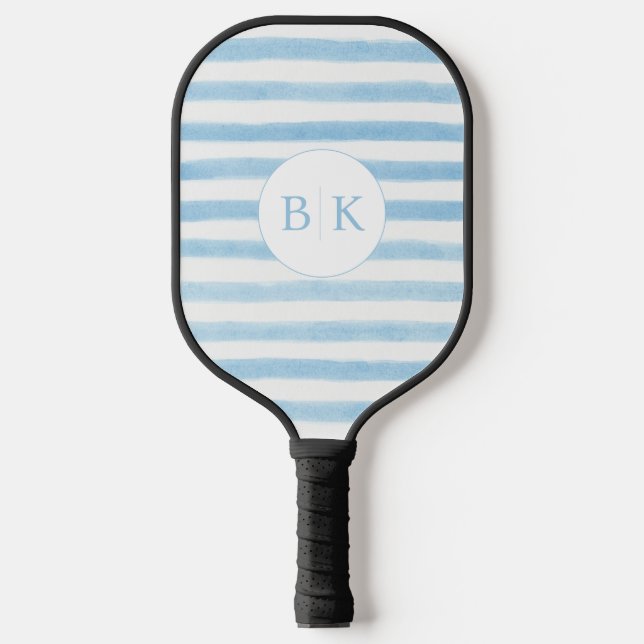Raquette De Pickleball Monogramme personnalisé Pagaie à bille à bille Ble (Recto)
