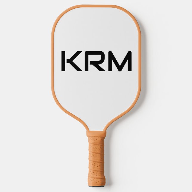 RAQUETTE DE PICKLEBALL MONOGRAMME PERSONNALISÉ PICKLEBALL PADDLE (Recto)