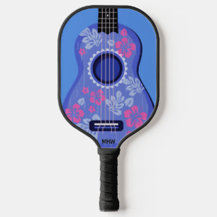 Raquette De Pickleball monogramme personnalisé Ukulele