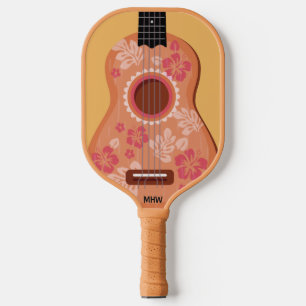 Raquette De Pickleball monogramme personnalisé Ukulele