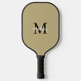 Raquette De Pickleball Monogramme Sable noir moderne