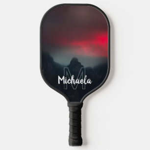 Raquette De Pickleball Monographie des nuages brûlants, du brouillard et