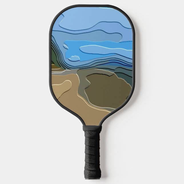 RAQUETTE DE PICKLEBALL MONTAGNE (Recto)