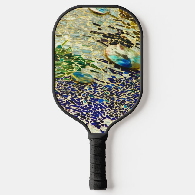 Raquette De Pickleball Mosaïque espagnole colorée (Recto)