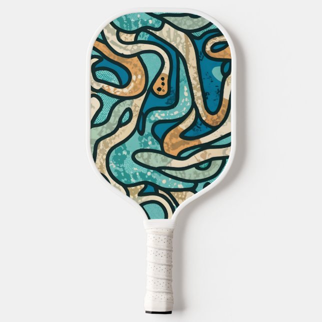 Raquette De Pickleball mosaïques marocaines (Verso)