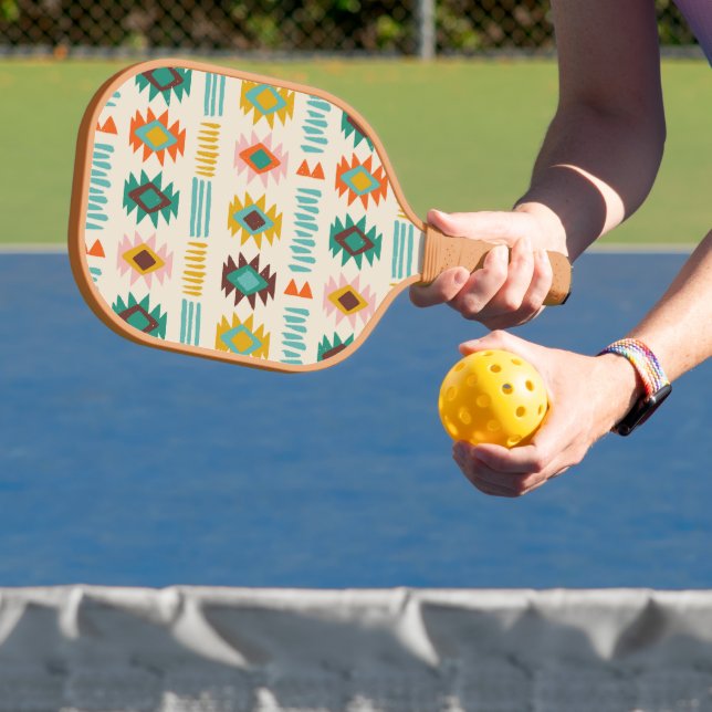 Raquette De Pickleball Motif amérindien Navajo (Insitu)