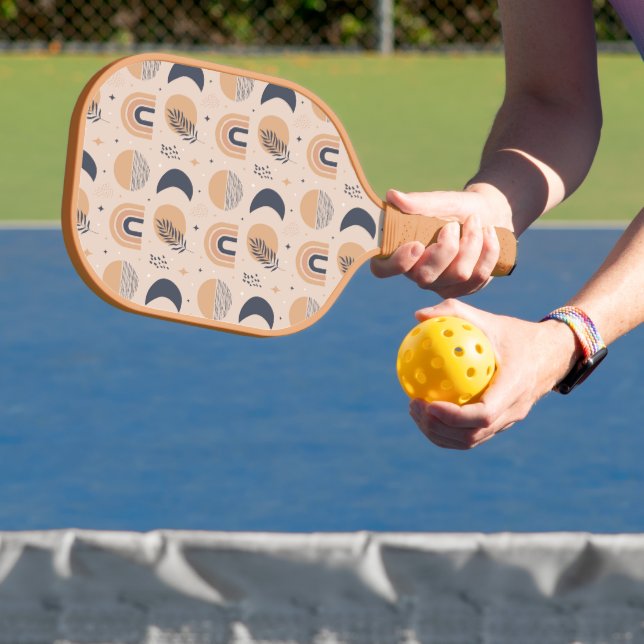 Raquette De Pickleball Motif bio Boho (Insitu)