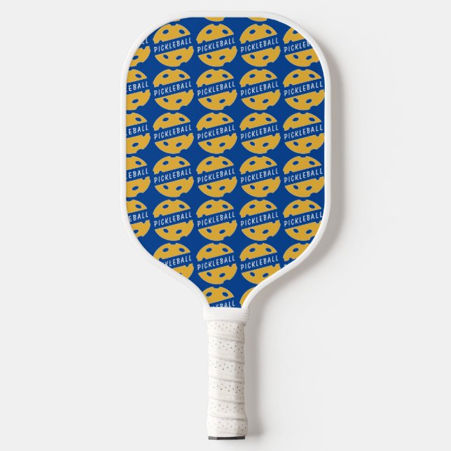 Raquette De Pickleball Motif Blue Pickleball (Recto)