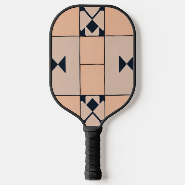 Raquette De Pickleball Motif Carreaux Classique (Recto)