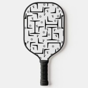 Raquette De Pickleball Motif d'acier structurel
