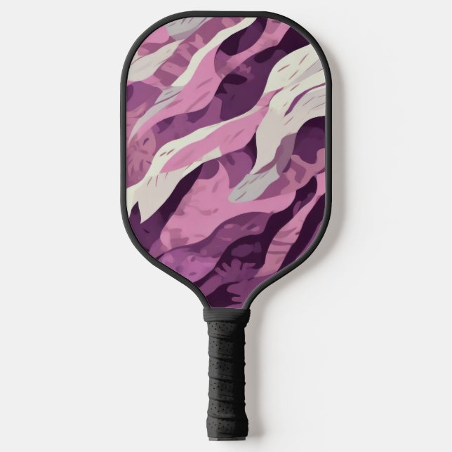 Raquette De Pickleball Motif de camouflage rose (Recto)