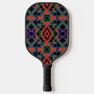 Raquette De Pickleball Motif de carreaux symétriques du Sud-Ouest en lign