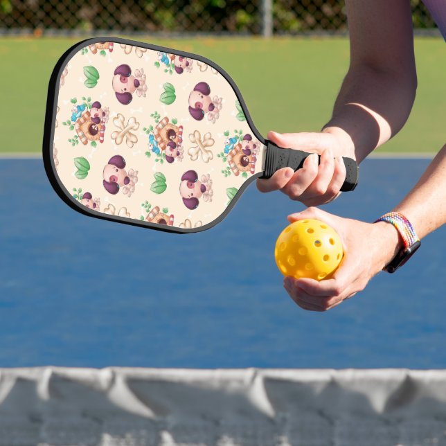 Raquette De Pickleball Motif de chien adorable  (Insitu)