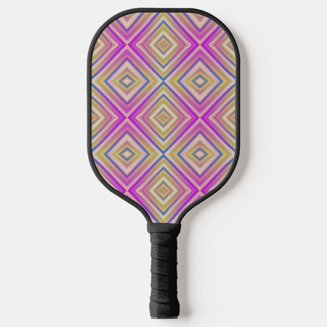 Raquette De Pickleball Motif de diamant alternatif Delple Purple (Recto)