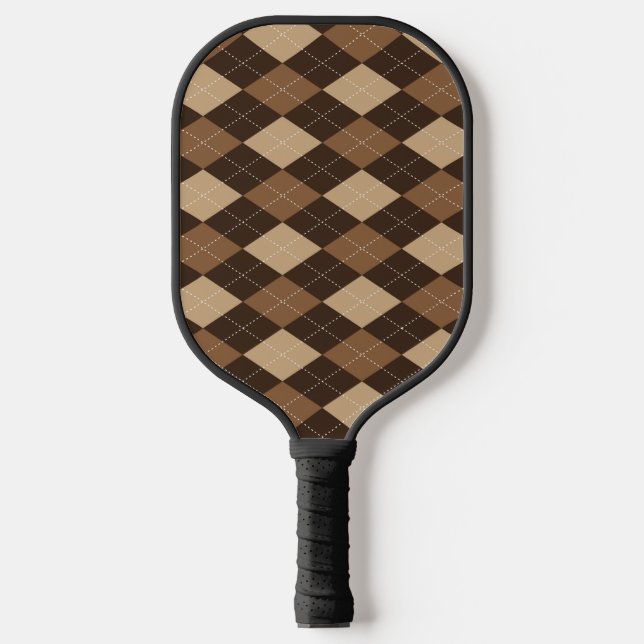 Raquette De Pickleball Motif de Jacquard cool avec points (Recto)