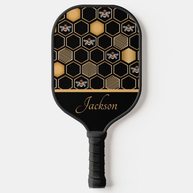 Raquette De Pickleball Motif de nid d'abeille (Recto)