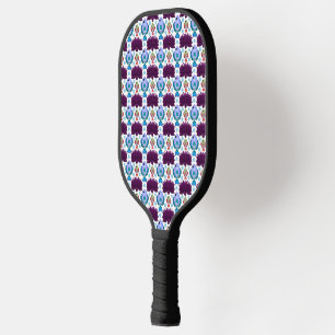 Raquette De Pickleball Motif de poissons tropicaux colorés Océan sans c
