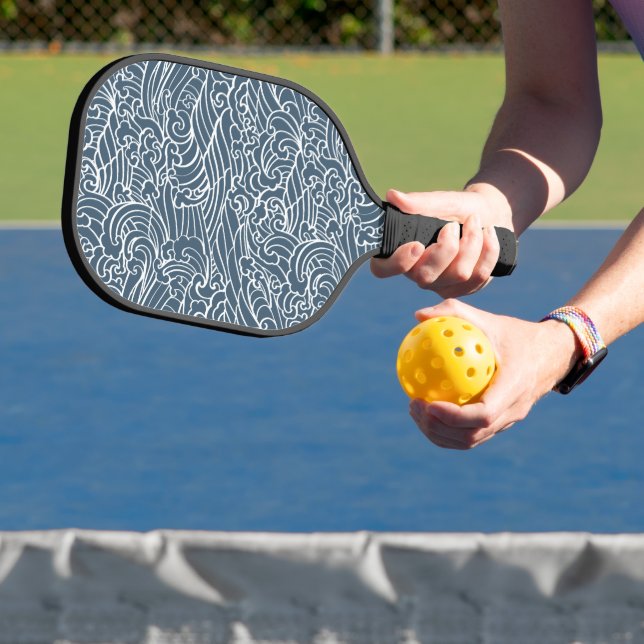 Raquette De Pickleball Motif de style Wave japonais (Insitu)