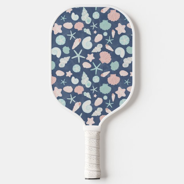 Raquette De Pickleball motif des coquillages (Recto)