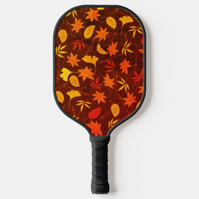 Raquette De Pickleball Motif Feuilles d'automne (Recto)