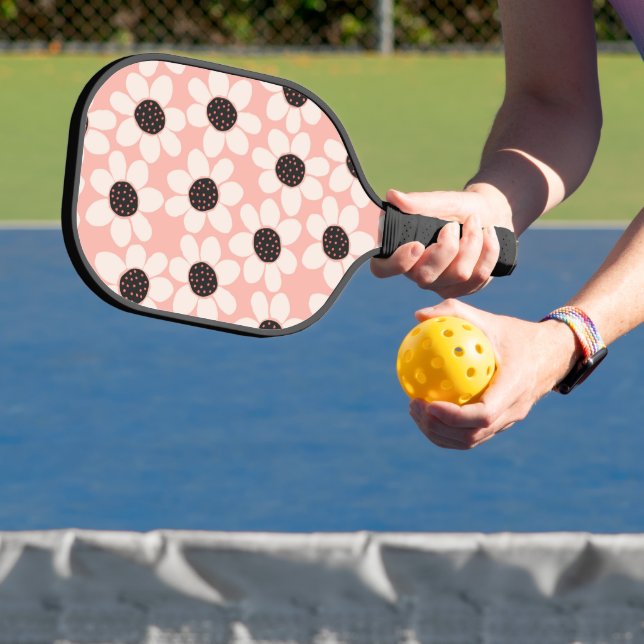 Raquette De Pickleball Motif Fleur Rose Cute (Insitu)