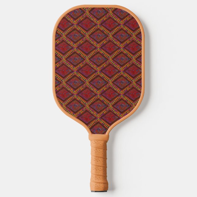Raquette De Pickleball Motif inspiré par les teintes de la Terre (Recto)