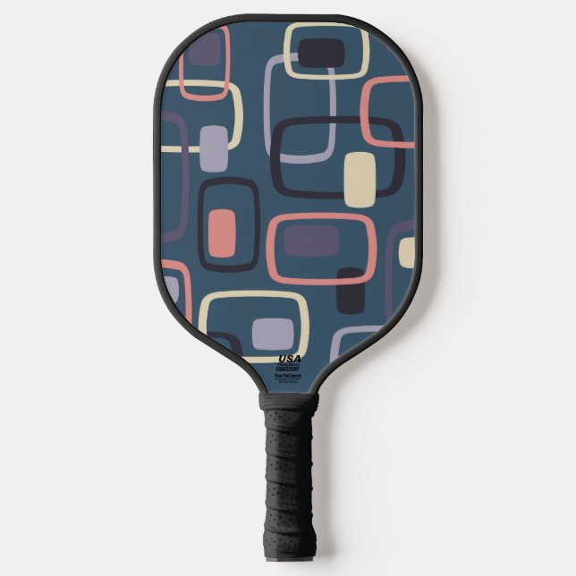 Raquette De Pickleball Motif rétro (Recto)