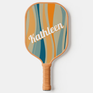 Raquette De Pickleball Motif rétroactif personnalisé