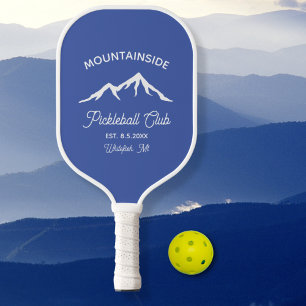 Raquette De Pickleball Mountain Peak, Pickleball Court Texte Personnalisé