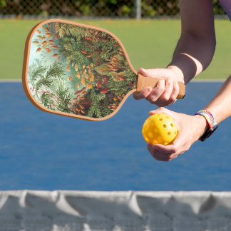 Raquette De Pickleball Muscinae vintage, plantes de mousse par Ernst Haec