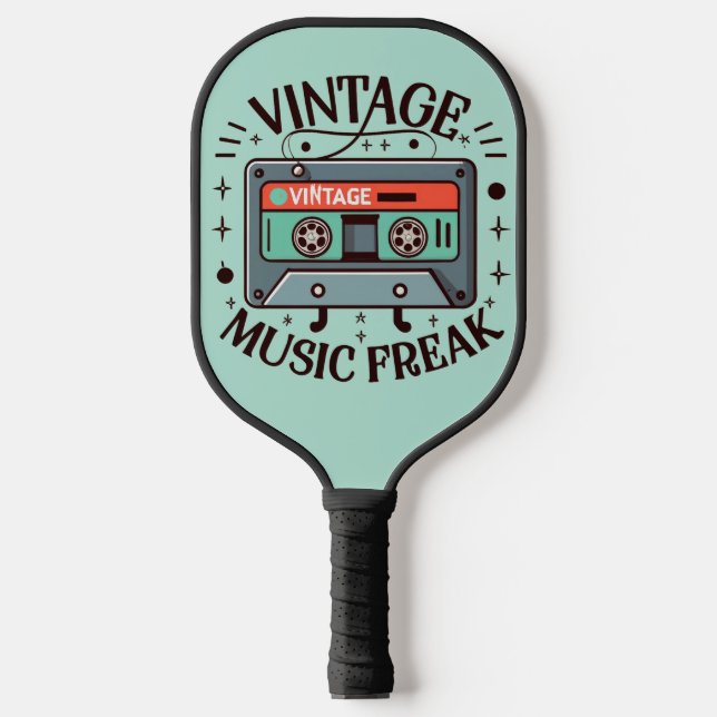 Raquette De Pickleball Musique vintage Freak (Recto)