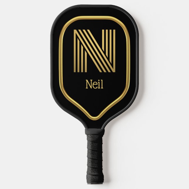 Raquette De Pickleball N Paddle Gold Initial Pickleball (Recto)