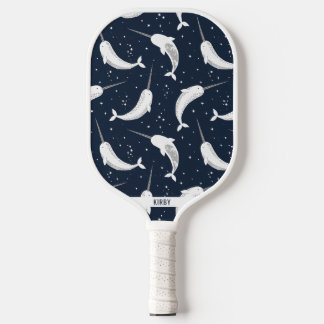 Raquette De Pickleball Narwhal magique dans l'espace Pickleball Paddle