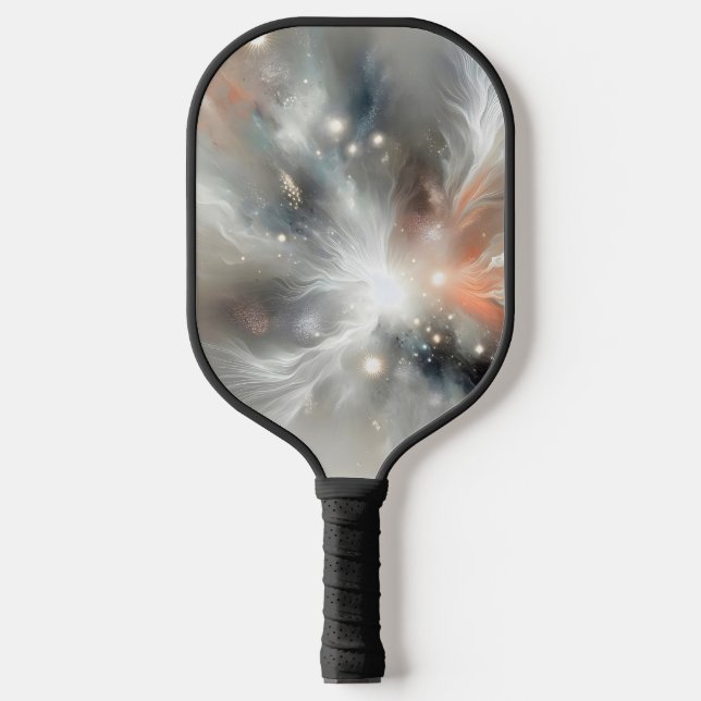 Raquette De Pickleball Nebula céleste Abstraite (Recto)
