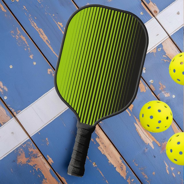 Raquette De Pickleball Neon Green Sports Noir Côté Fond (Créateur téléchargé)
