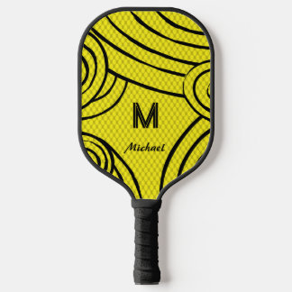 Raquette De Pickleball NeonLine 1 Jaune Nom et initiales modifiables