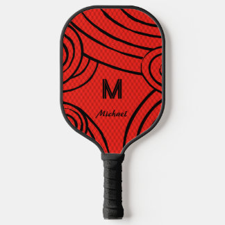 Raquette De Pickleball NeonLine 1 Red Editable Nom & Initiales
