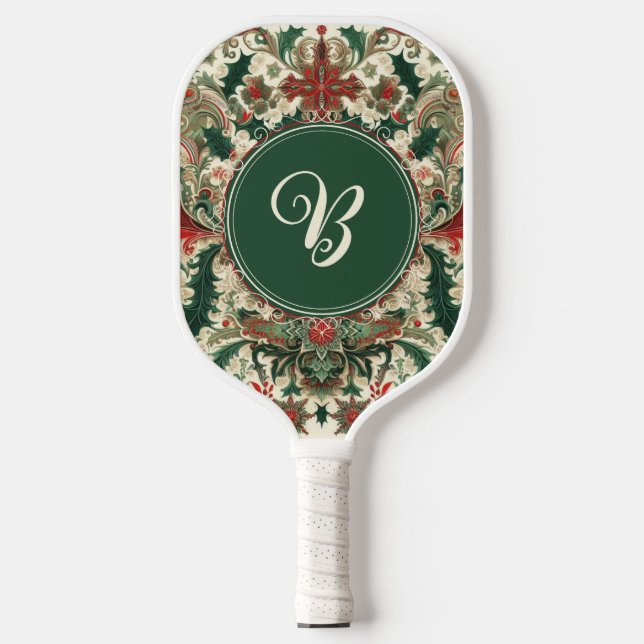 Raquette De Pickleball Noël Victorien/Classique/Vintage (Recto)