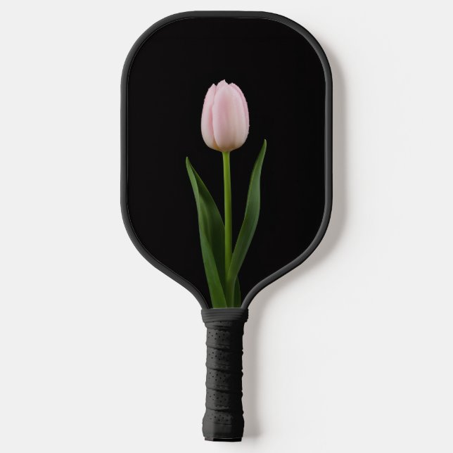 Raquette de Pickleball Noir 4 Luxe, Tulipe Rose Te (Verso)