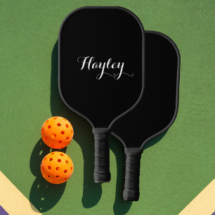 Raquette De Pickleball Noir monogramme de script