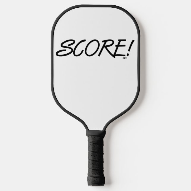 Raquette de pickleball noire et blanche Score (Recto)