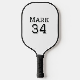 Raquette De Pickleball nom de l'équipe ajouter nom du joueur date sports