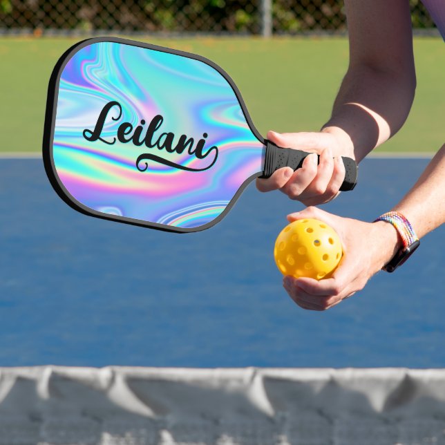 Raquette De Pickleball Nom de script de pinceau gras se terminant par I A (Insitu)