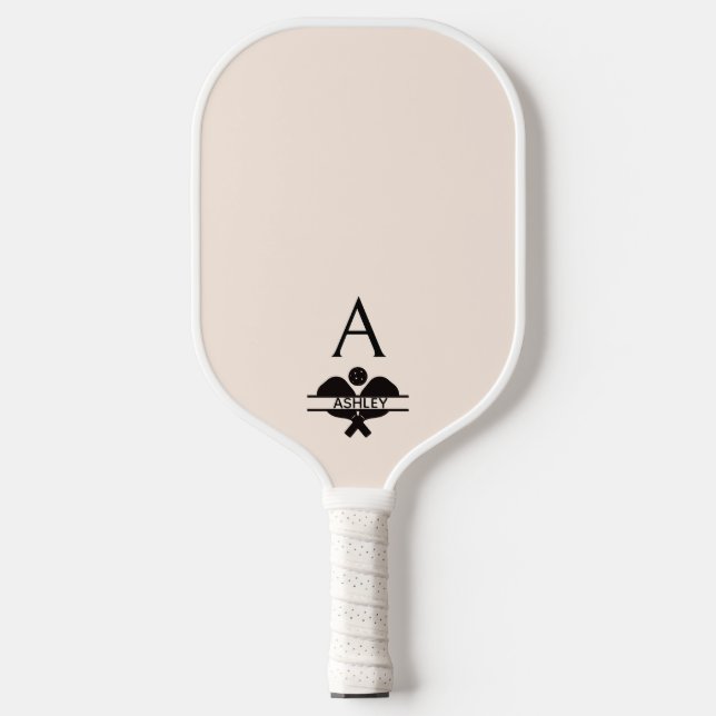 Raquette De Pickleball Nom monographique unique Pinkblush (Recto)