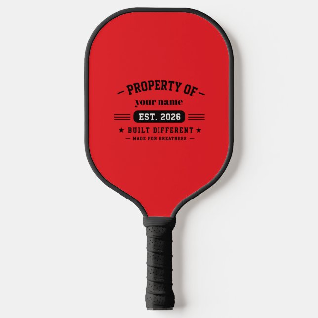 Raquette De Pickleball nom personnalisé (Recto)